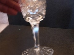 4 Waterford LISMORE Crystal CLARET WINE GLASSES 5 3/4″ 6 Oz. L1