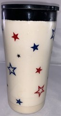 Patriotic Stainless Steel Tumbler Land of the Free Because Of The Brave 1776
