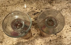 Confetti Art Glass 4.5” Tall Shot Glasses Set Of 2