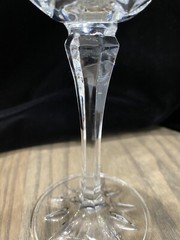 RETIRED 5th Ave PORTICO Water Wine Goblets Crystal Clear Ind. 7 7/8” VTG