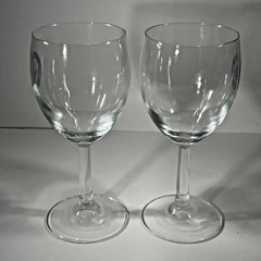 RARE United States Senate Wine Glass Emblem Gold Blue Glasses 7″ Lot Pair of 2