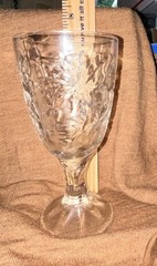 Lot of 4 Princess House Fantasia Water Goblets Fine Crystal Replacement