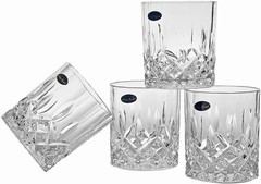 Lead-Free Double Old Fashioned Crystal Whiskey Glass – Classic Stylish Design –