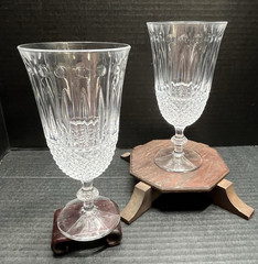Set of Shannon Crystal Godinger Sutton Place Water Wine Stemware Goblet Glasses