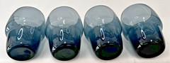 VINTAGE / MCM 50s KJELL BLOMBERG GULLASKURT BEAKER GLASSES X 4