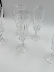 W M Dalton Unit No 3 Parfait Sour French Lead Crystal 6 1/2″ Pair Of 2 ($/pr)