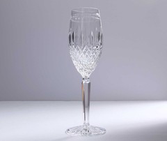 Waterford CLARENDON Pattern Champagne Flute Glass 8 3/4″ Excellent!