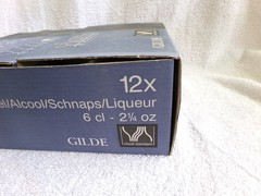 Royal Leerdam Gilde Borrel/Alcool Schnaps/Liqueur 6 cl 2 1/4″ oz 12 In Box Shots
