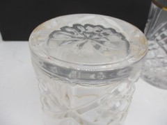 Set of 3 Vintage Gold Trim Heavy Glass Whiskey Rocks Glasses – Lowball Barware