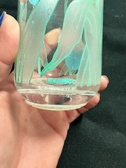 Vintage Culver Encounters Tulips Drinking Glasses Highball Lot of 4