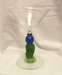 Richard Jolley Martini Glass Sapphire Bombay Gin 1996