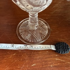 EAPG Jones,Cavitt & Co. #126 Mitred Diamond Points aka Zig Zig Cordial Wine 1887