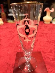 Retro Vintage Libbey Seville Atomic Pilsner Glasses Set/7 MCM Ex Cond 8″ Ex Cond