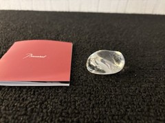 Clear Pebble Pendant Without Cord In Baccarat Crystal