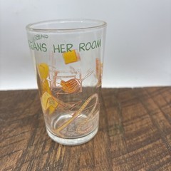 Vintage Welch’s Juice Glass Archie Comics “Sabrina Cleans her Room»