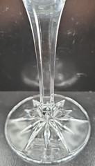 1) Lenox Starlight Water Goblet Elegant Crystal Clear Vertical Cut Etch Stemware