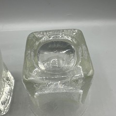 Vintage Libbey St. Regis Cocktail Rocks Glasses Textured 3″ Mid Century Set/2