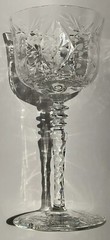 Vtg Antique Cut Crystal 5 Cordials Possibly Pairpoint?