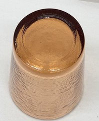 Fire and & Light Recycled Glass 12 oz Tumbler Copper 4.75″