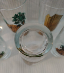 Vintage Libbey Wilbur G Kurtz Atlanta Historical Sites Highball Glasses Set of 8