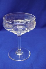 Baccarat Capri Optic (2) Sherbet or Champagne Glasses, 5 1/4″ (B40)