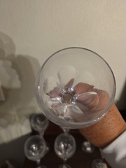 Mikasa Oscar De La Renta Crystal Goblets. New. Set Of 7