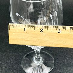 Fleurie Nachtmann Crystal Tulip Beer Glasses 6.75” W Germany Near MINT Set of 6