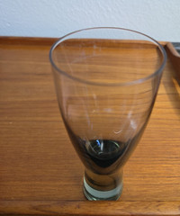Vtg Holmegaard Denmark Glass Tumbler 2 Scanada Smoke Canada White Wine 5 1/4″