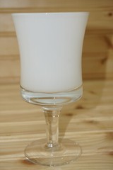 Denby Mirage White (1) Wine or Juice Glass, 5 3/4″ (Lot B) (G65)