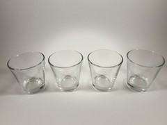 double old fashioned glass Set Of 4