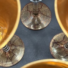 4 Rimmington Vian Goblets Hand Made In England