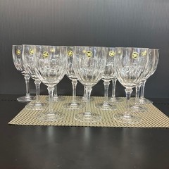 HOYA Crystal Wine glass 12pcs set 17.5×7.5cm/6.88×2.95″ 275ml/9.34oz Crystal