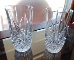 Cristal de Flandre SALZBURG Crystal Highball Tumbler Glass Set of 2