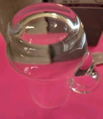 Vintage Mid Century Moser Hand Blown Lead Free Crystal Beer Mug Czech Original