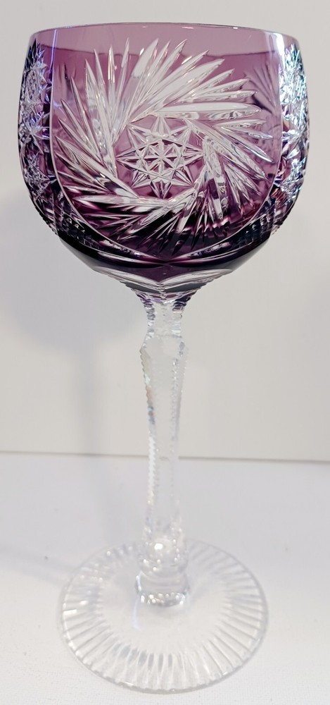 Amethyst Water Goblet By Unknown Manufacturer 7 3/4″