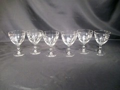 West Virginia Glass Specialty WVG 8 Water Goblets Set of 6