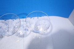 Lot Of 3 George & Martha Water Goblets By Nancy Prentiss