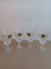 Tuilleries Villandry Cristal D’Arques Durand Cordial Iiquor Glass Set Of 4 New