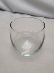 Crisa Glass Plain Clear 11.2oz 6130-000 Roly Poly Tumblers Lot of 12 Full Case
