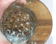 RARE Vintage ~ Etched VO IMPORTED FROM CANADA Tumbler Glass ~ NEW Old Stock