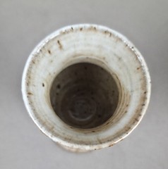 3 Vintage Handmade Wheel Thrown Stoneware Eartenware Pottery Chalices Goblets
