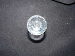 Dewdrop and Raindrop cordial clear non-flint Kokomo Glass Co. #50 circa 1902