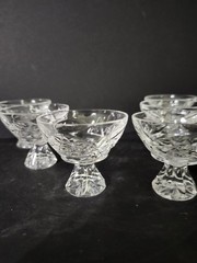 Set Of 6 Vintage Cordial 2.5 Glasses