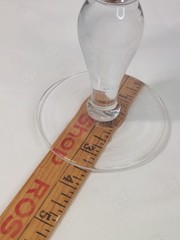 Vintage Amber White Swirl Art Glass Goblet Hand Blown Murano Style Wine Water