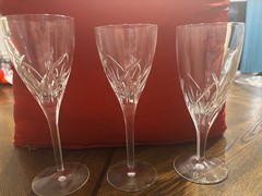 23 piece set of waterford stemware no chips display will consider selling sets