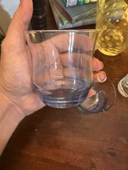 Vintage Rocks Glasses Whiskey Lowball Barware Juice Libbey Impromptu Azure Blue