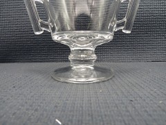 Fostoria Crystal Raleigh Pattern Open Sugar Dish