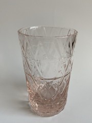 Thomas O’Brien Reed & Barton Pink Glasses Set of 6 Glasses 4.5”H Mark