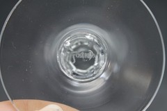 Fostoria Wedding Ring Platinum Rim Crystal Water Goblet 6.25″ Multiple Available