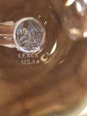 Lenox Crystal STARFIRE Fluted Champagne Glasses Allegro Shape 8.25” Set Of 3